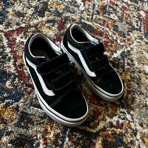 Vans old school Velcro boys shoes